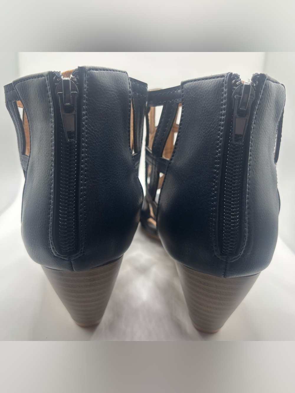 Henry Ferrera Bologna Women’s Open Toe Sandals Navy Size 8.5 - Picture 4 of 9